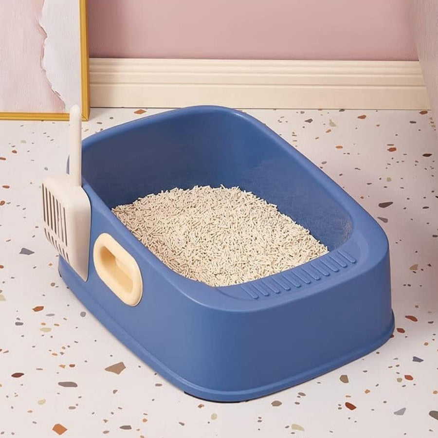 High-Sided Cat Litter Box