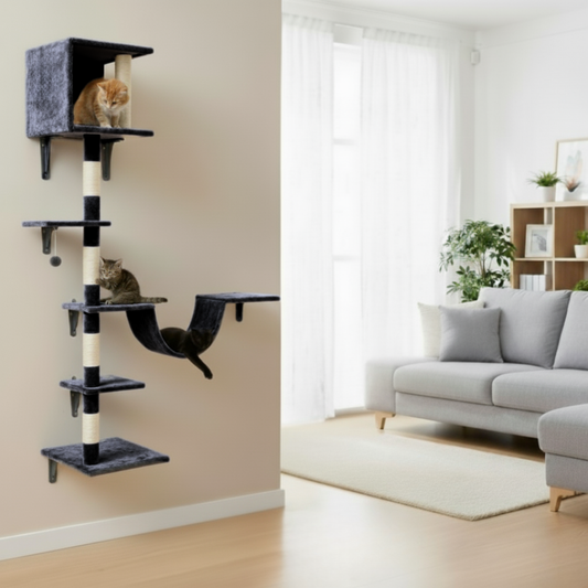 Wall Mounted 200 cm Cat Scratch Post – Cat Tree – Cat Tower