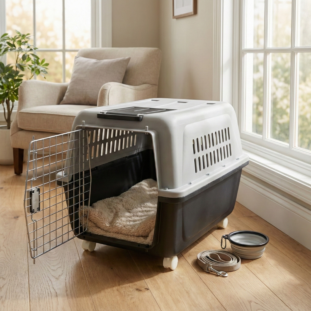 Mobile Pet Carrier with Wheels
