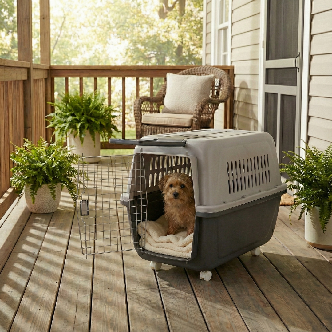 Mobile Pet Carrier with Wheels