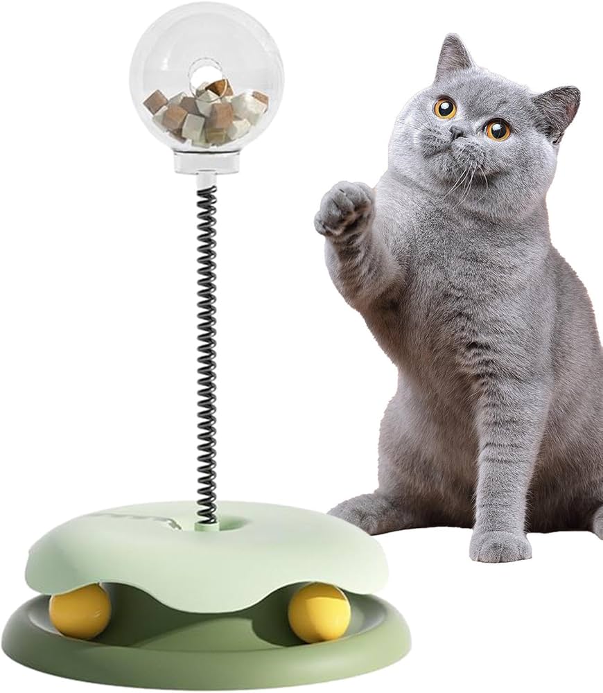 Interactive Turntable Toy with Snack Dispenser