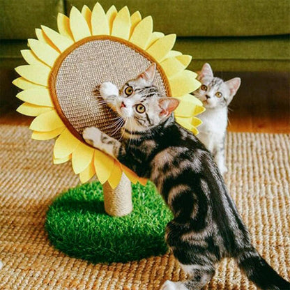 Sunflower Cat Post