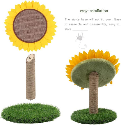 Sunflower Cat Post