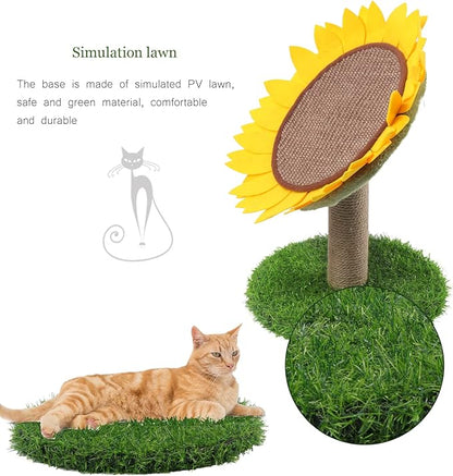 Sunflower Cat Post