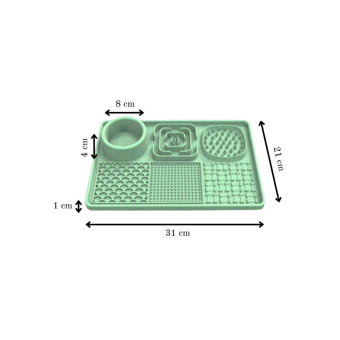 Ollie Slow Feeder & Lick Mat