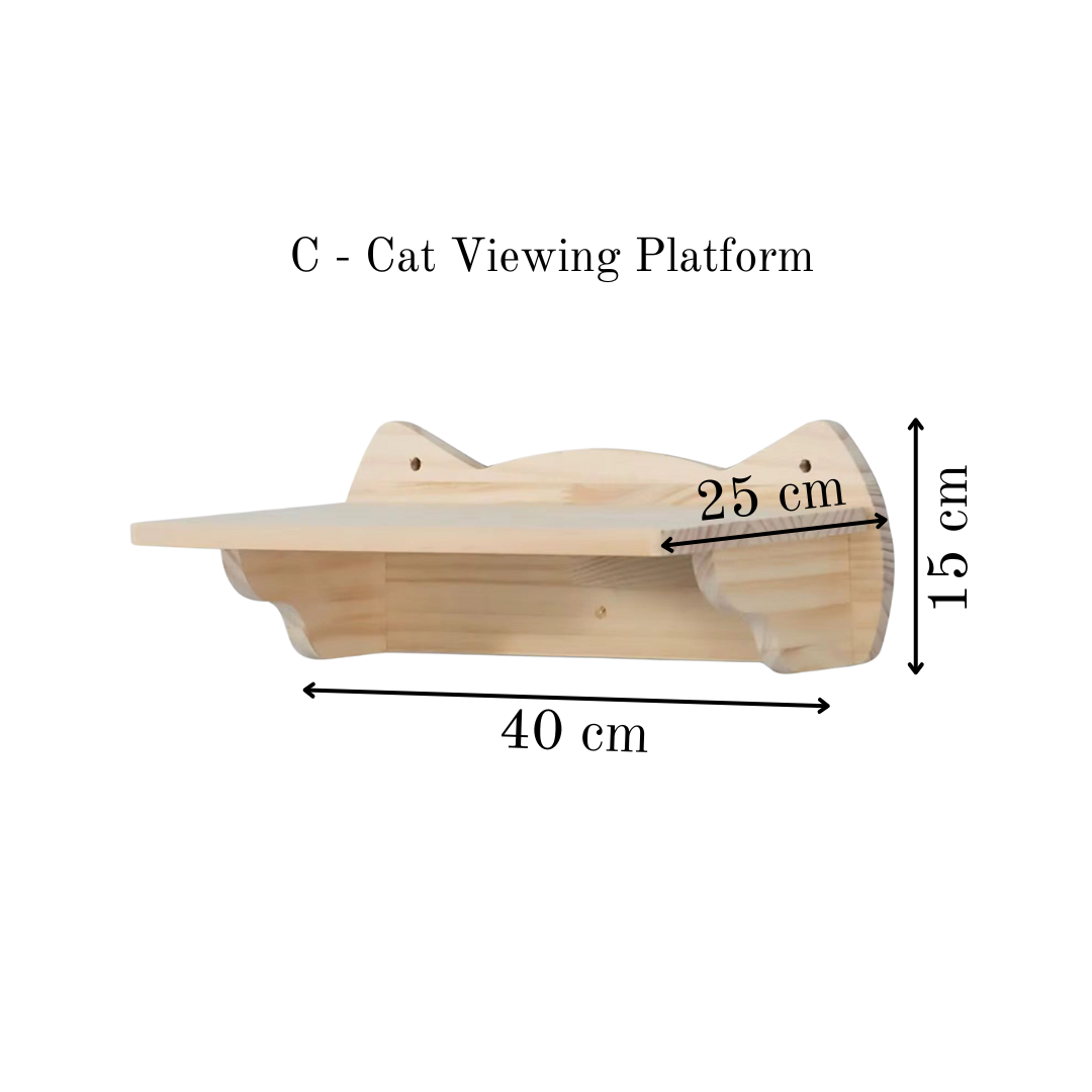 Wall-Mounted Cat Furniture Set
