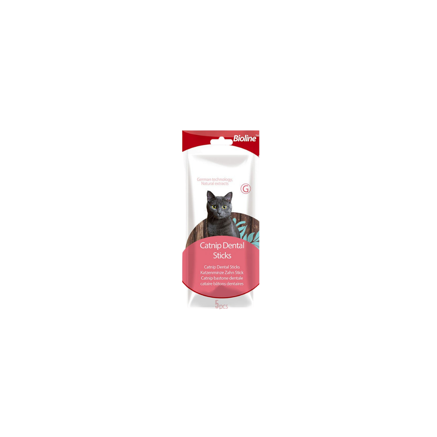Bioline - Cat Catnip Dental Sticks (5 pieces)
