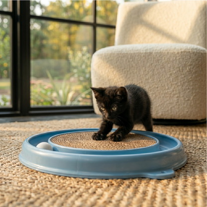Primo Cat Turntable with Teaser Toy