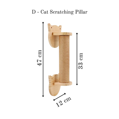 Wall-Mounted Cat Furniture Set