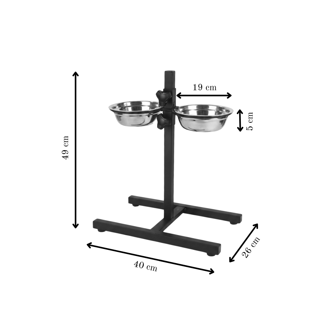 Pace Height-Adjustable Pet Feeder