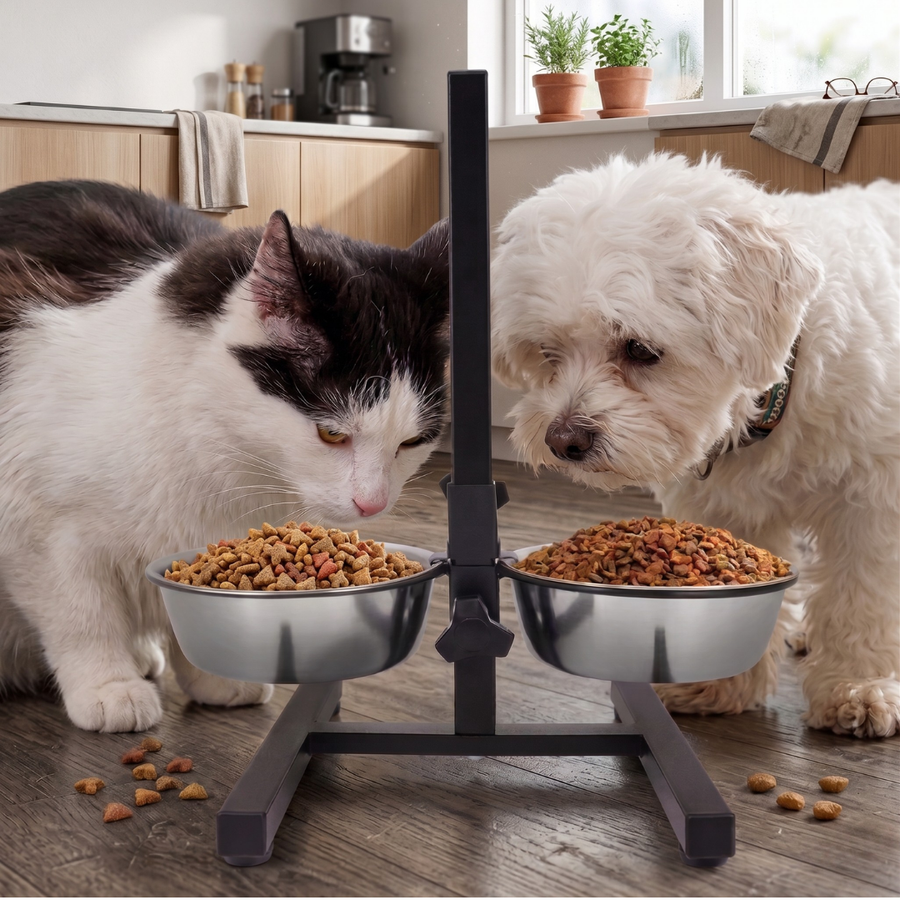 Pace Height-Adjustable Pet Feeder