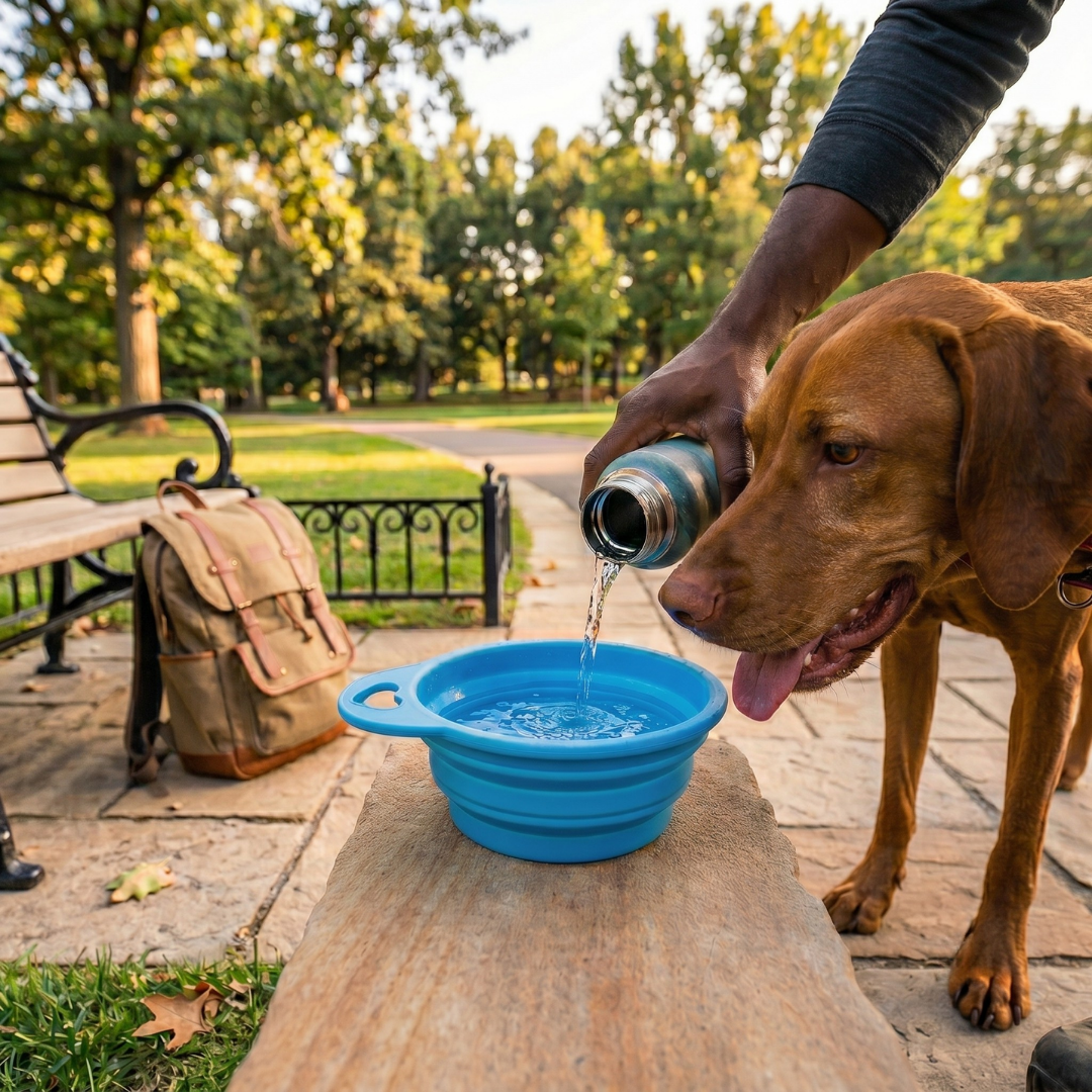 Melo Collapsible Pet Feeder Bowl