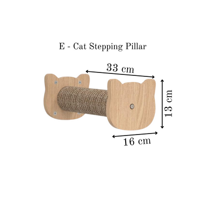 Wall-Mounted Cat Furniture Set