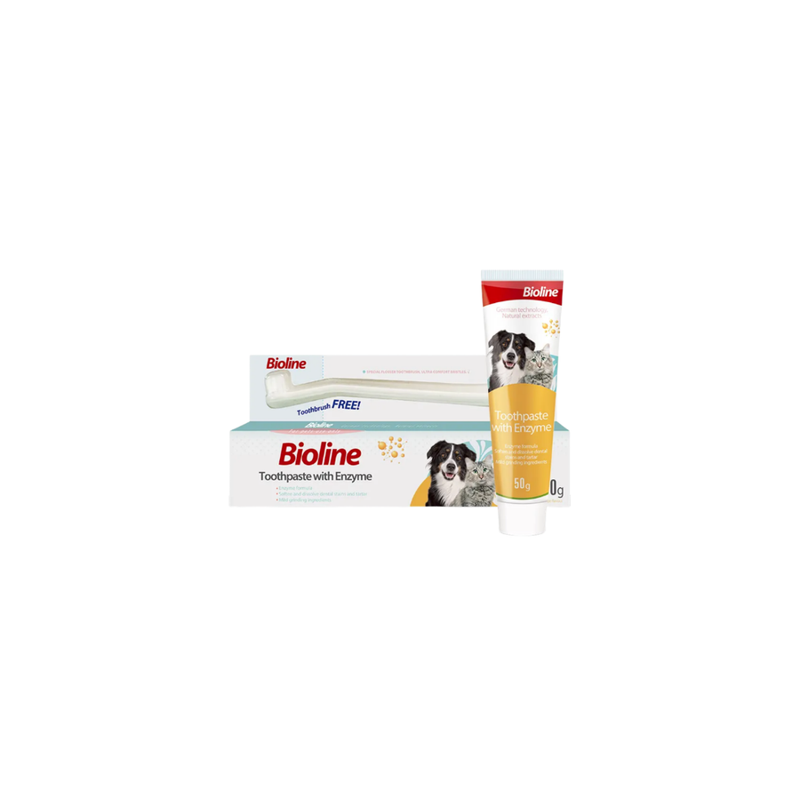Bioline - Enzyme Toothpaste Set – Melon Flavor – 50g