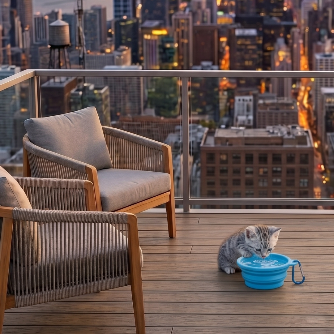 Melo Collapsible Pet Feeder Bowl