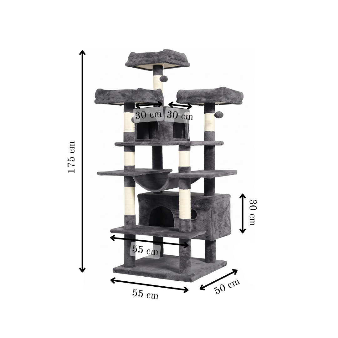 175 cm Cat Scratch Post - Cat Tree - Cat Tower