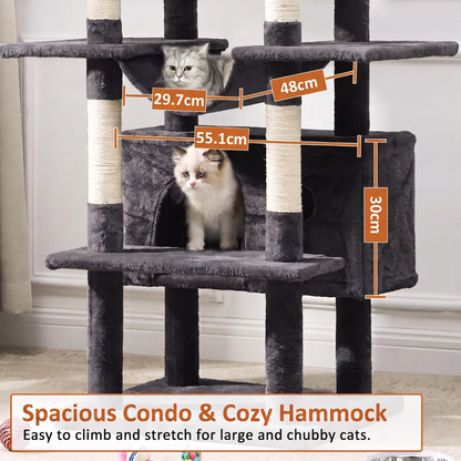 175 cm Cat Scratch Post - Cat Tree - Cat Tower