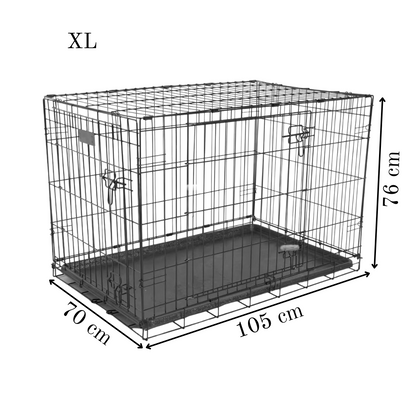 Heavy-Duty Metal Pet Cage