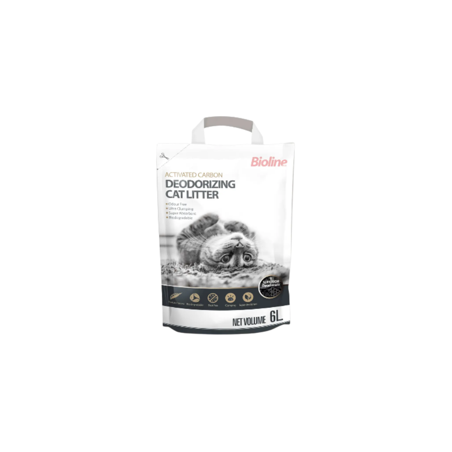 Bioline - Activated Carbon Deodorizing Clumping Cat Litter