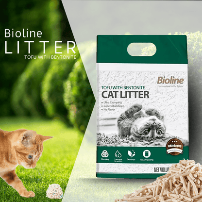 Bioline Tofu & Bentonite Cat Litter – 6L