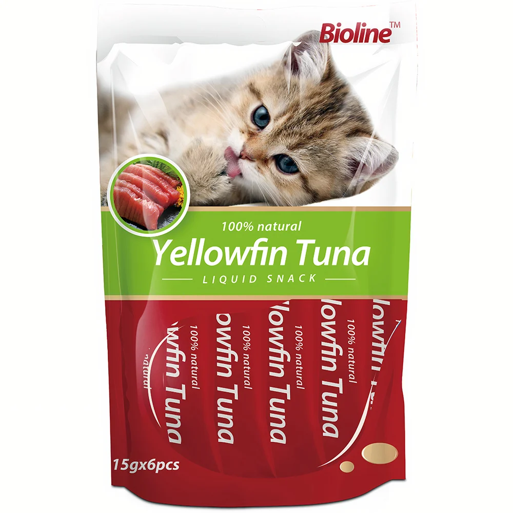 Bioline Liquid Snack – Sachet Treat (6 x 15g Sachets)