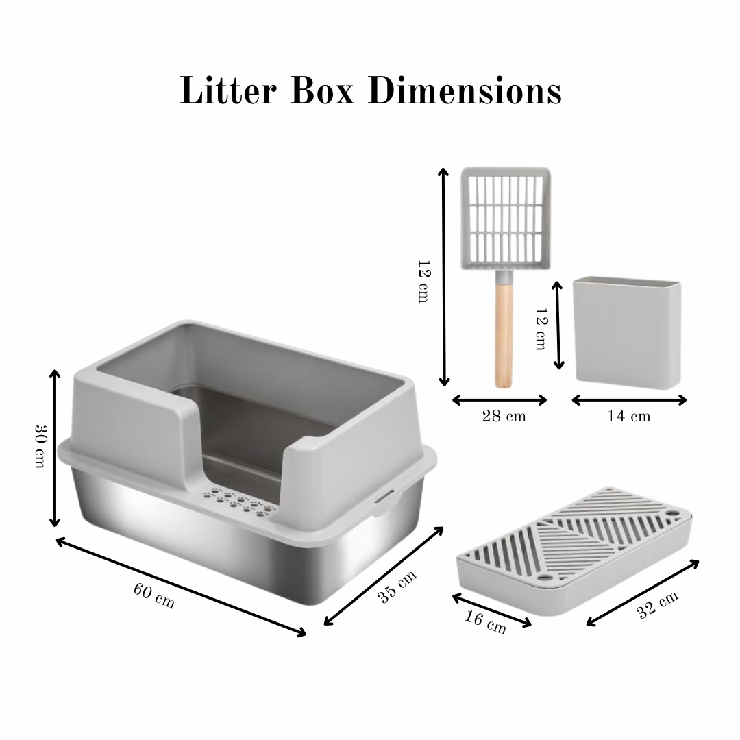Stainless Steel Litter Box