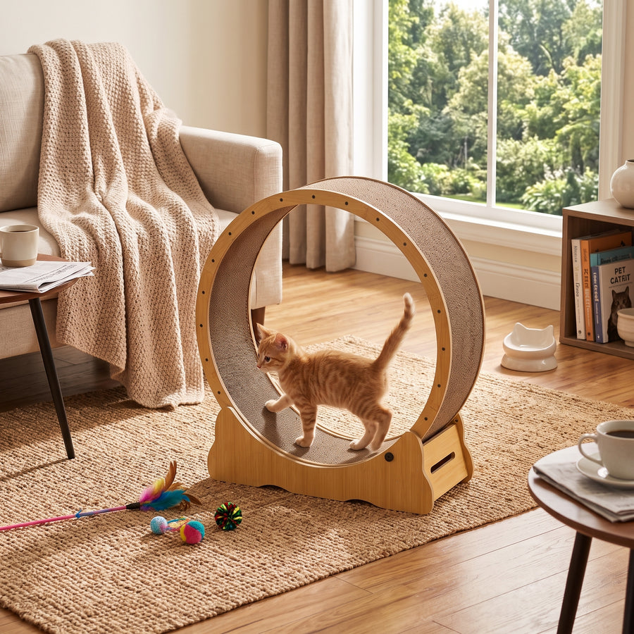 Cat Running Treadmill - Pet Exercise Wheel