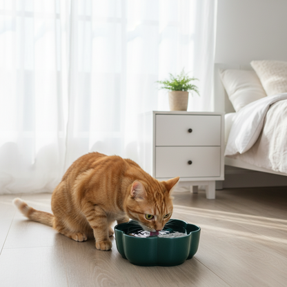 Bloom Ceramic Slow Feeder Pet Bowl