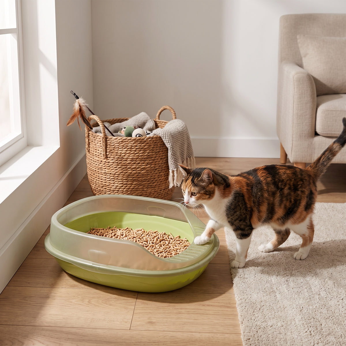 Catrium Semi-Enclosed Litter Box