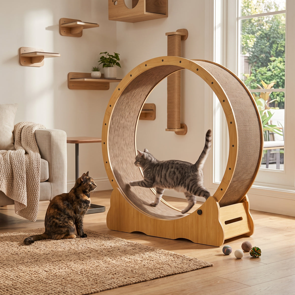 Cat Running Treadmill - Pet Exercise Wheel