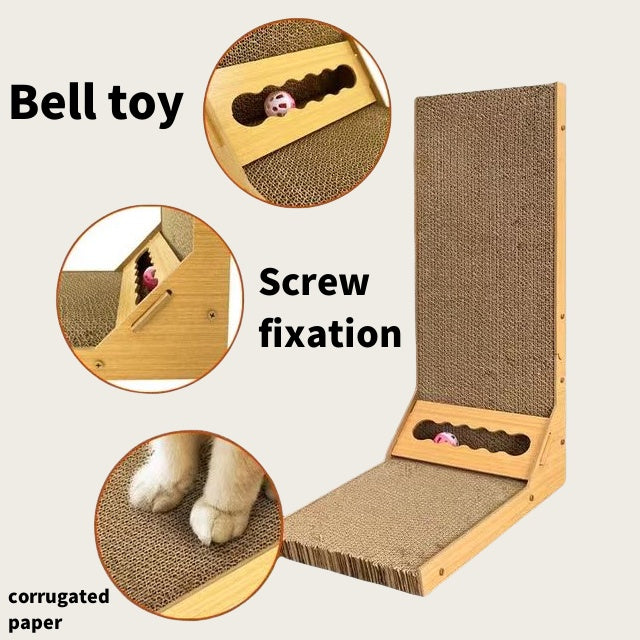 L-Shaped Cat Scratcher