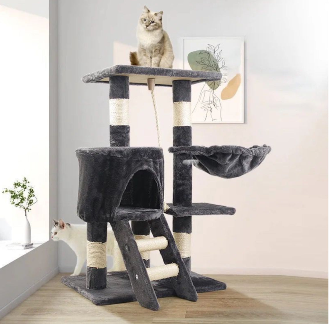 75 cm Cat Scratch Post - Cat Tree – Cat Tower