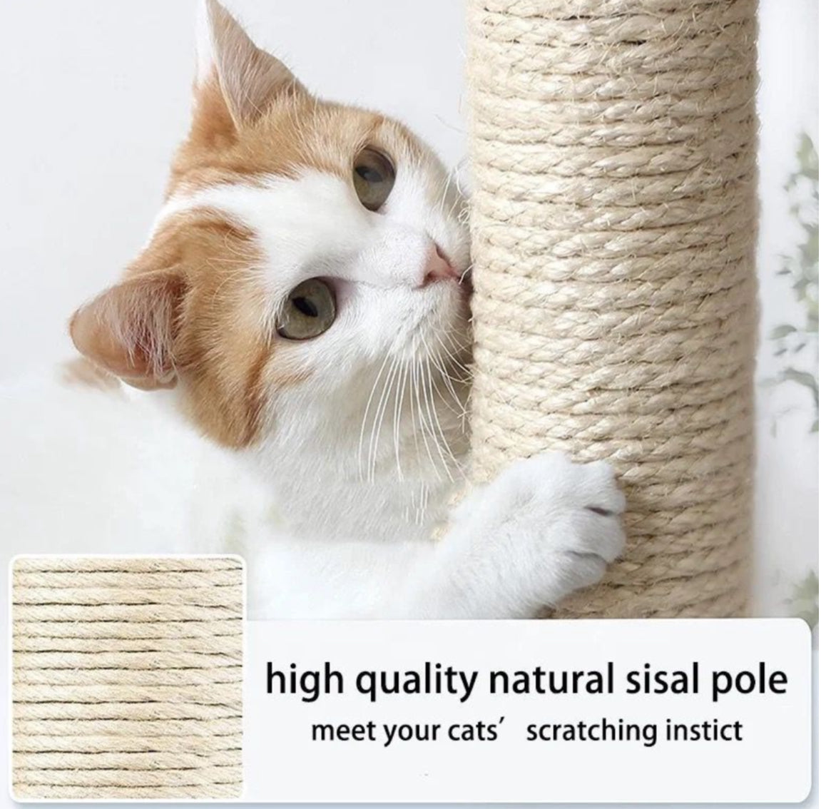 75 cm Cat Scratch Post - Cat Tree – Cat Tower