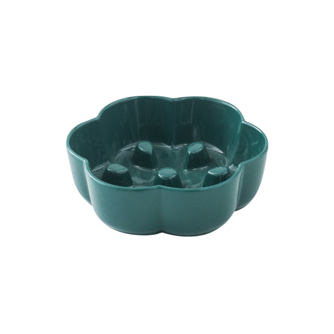 Bloom Ceramic Slow Feeder Pet Bowl