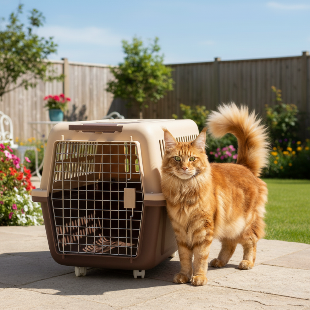 Mobile Pet Carrier with Wheels