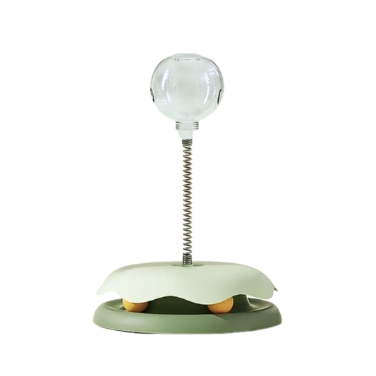 Interactive Turntable Toy with Snack Dispenser