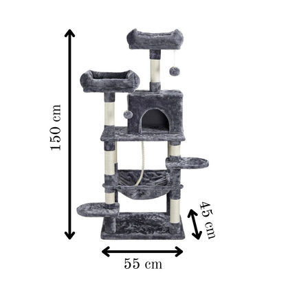 150 cm Cat Scratch Post - Cat Tree – Cat Tower