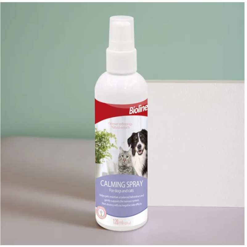 Bioline Calming Spray for Cats & Dogs (120ml)