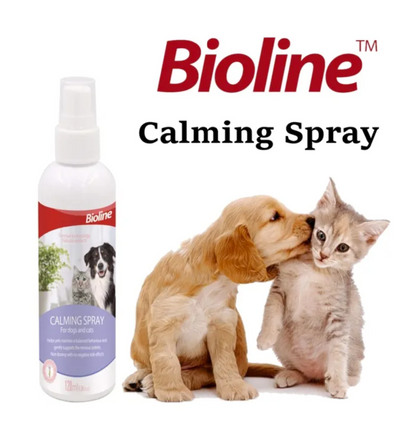 Bioline Calming Spray for Cats & Dogs (120ml)