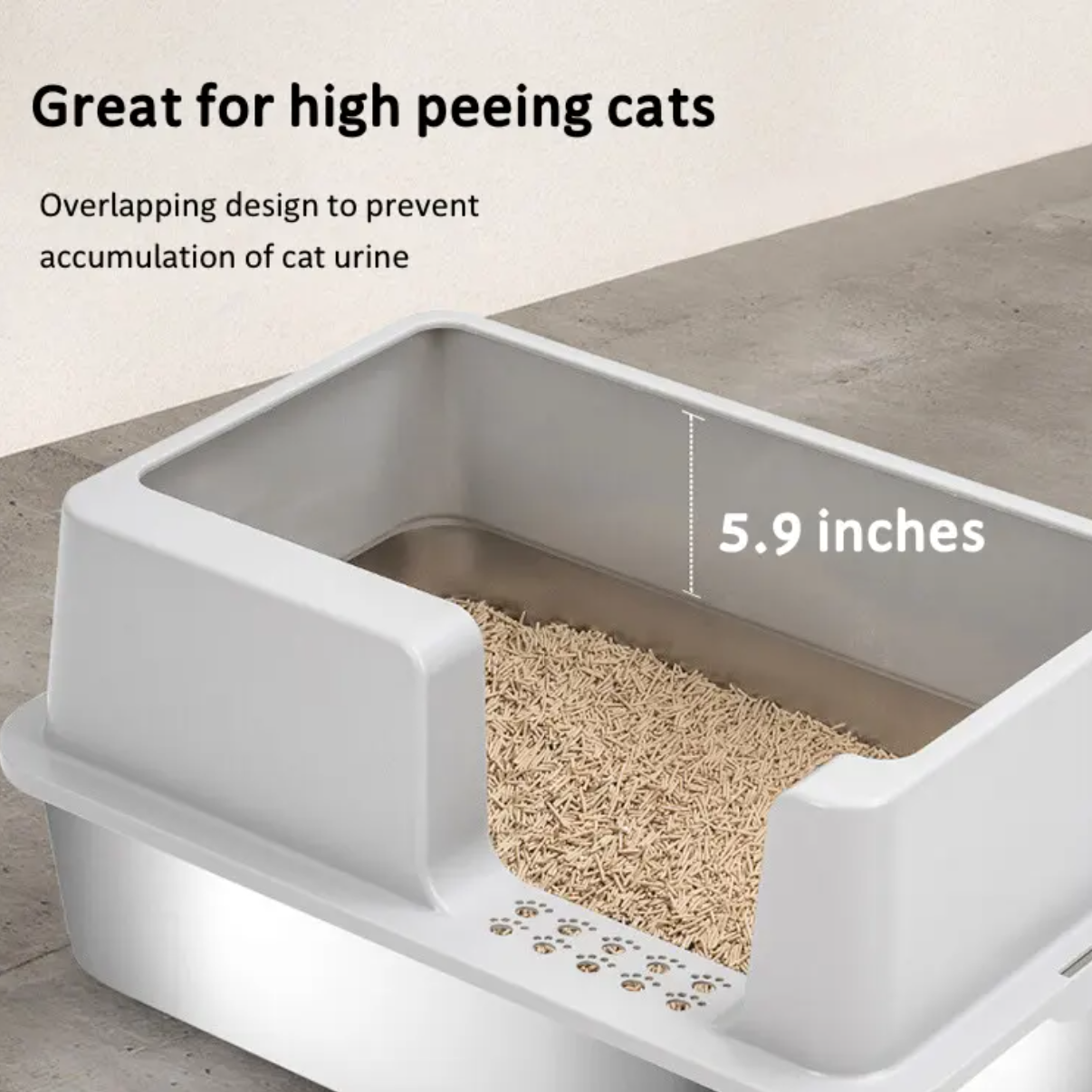 Stainless Steel Litter Box