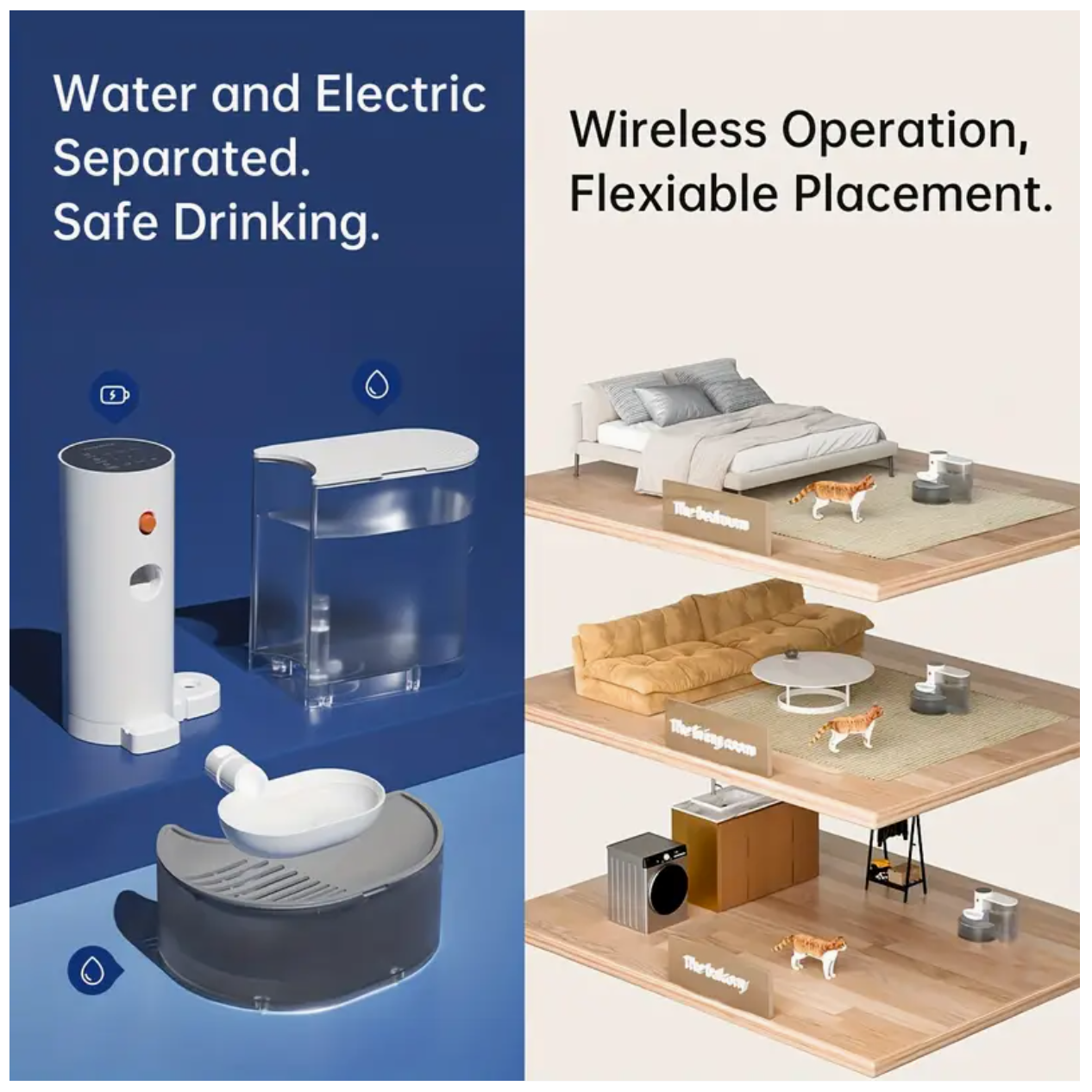 Smart Self-Refill Pet Water Fountain