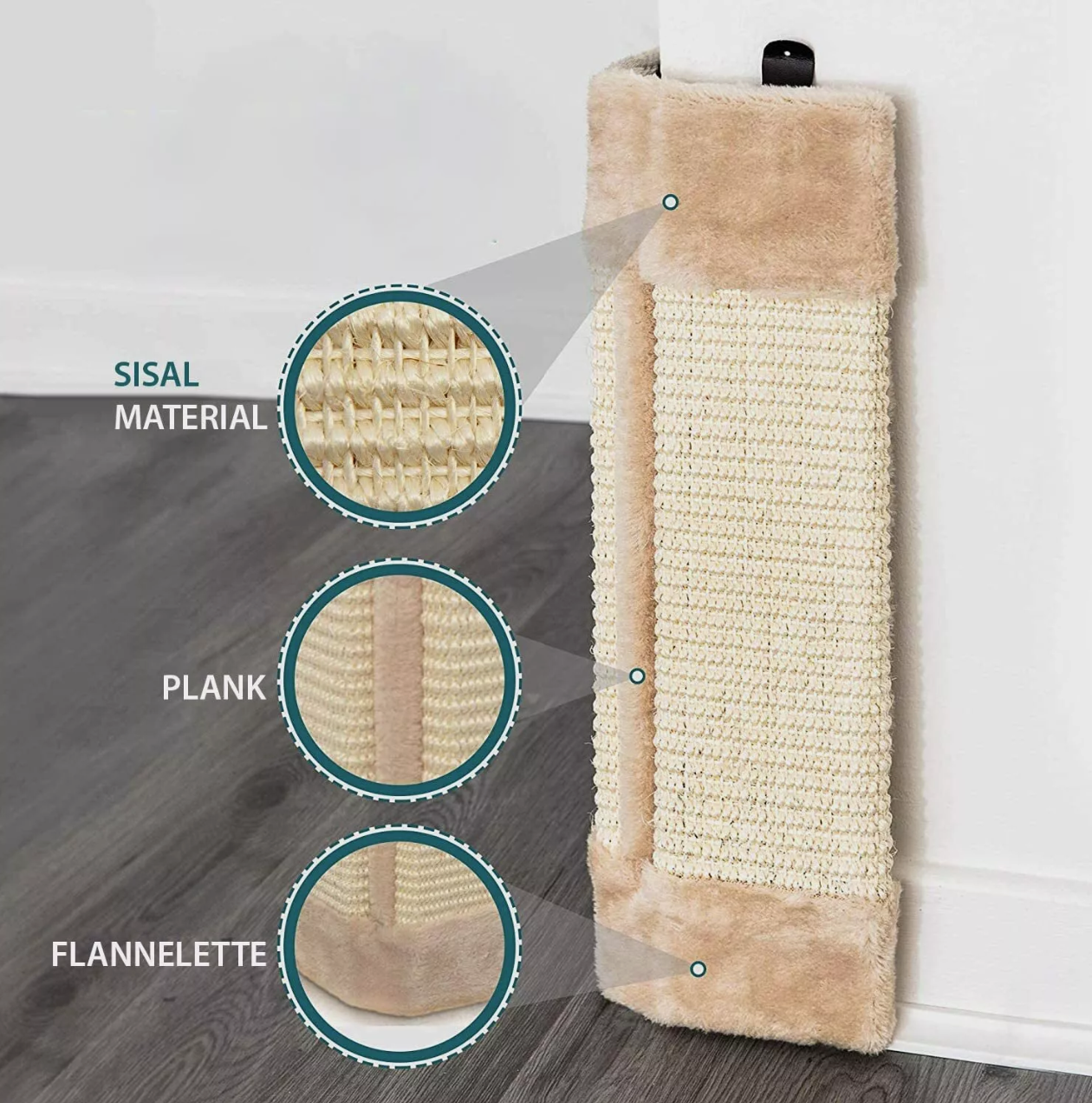 50 cm Wall & Sofa Corner Scratcher – Cat Scratcher – Cat Toy