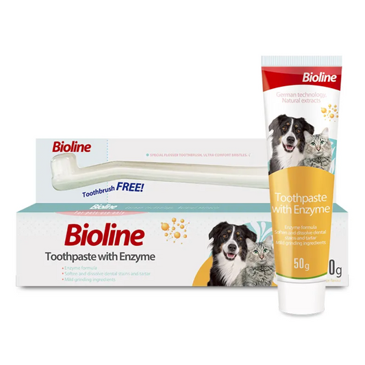 Premium Paws – Bioline - Enzyme Toothpaste Set – Melon Flavor – 50g