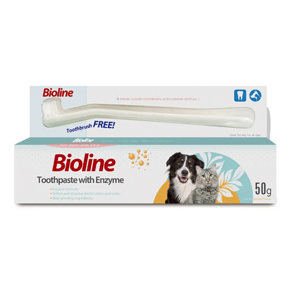 Bioline - Enzyme Toothpaste Set – Melon Flavor – 50g