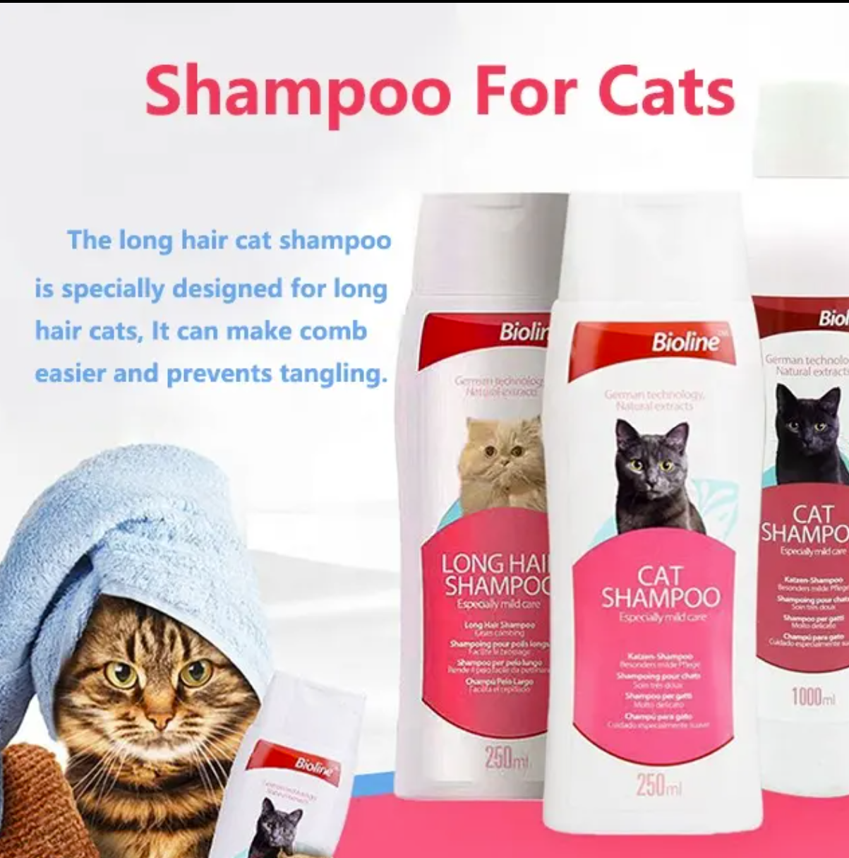 Premium Paws - Bioline - Cat Shampoo