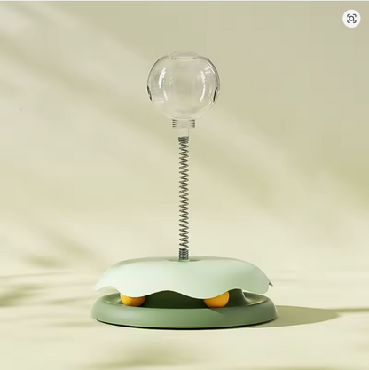 Interactive Turntable Toy with Snack Dispenser
