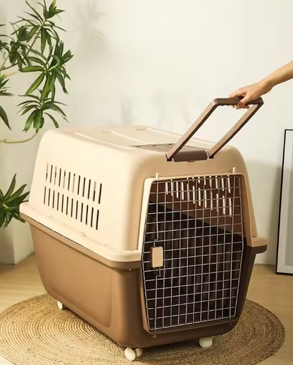 Mobile Pet Carrier with Wheels