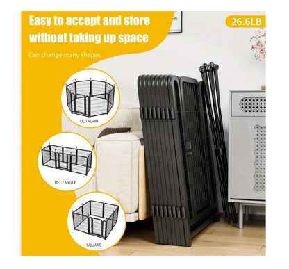Heavy-Duty Foldable Pet Playpen