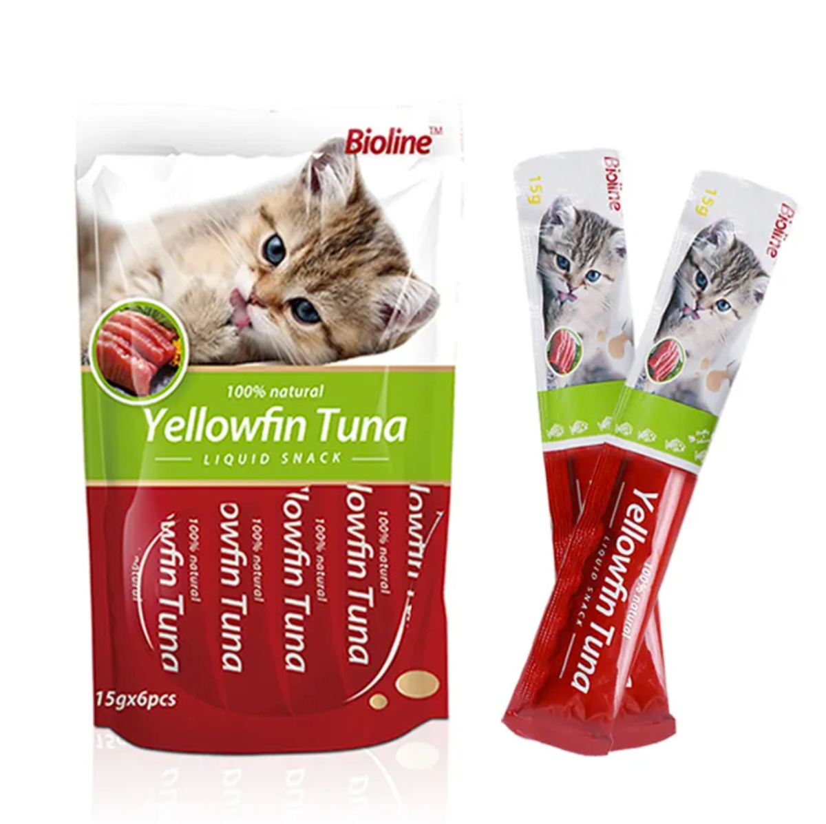 Bioline Liquid Snack – Sachet Treat (6 x 15g Sachets)