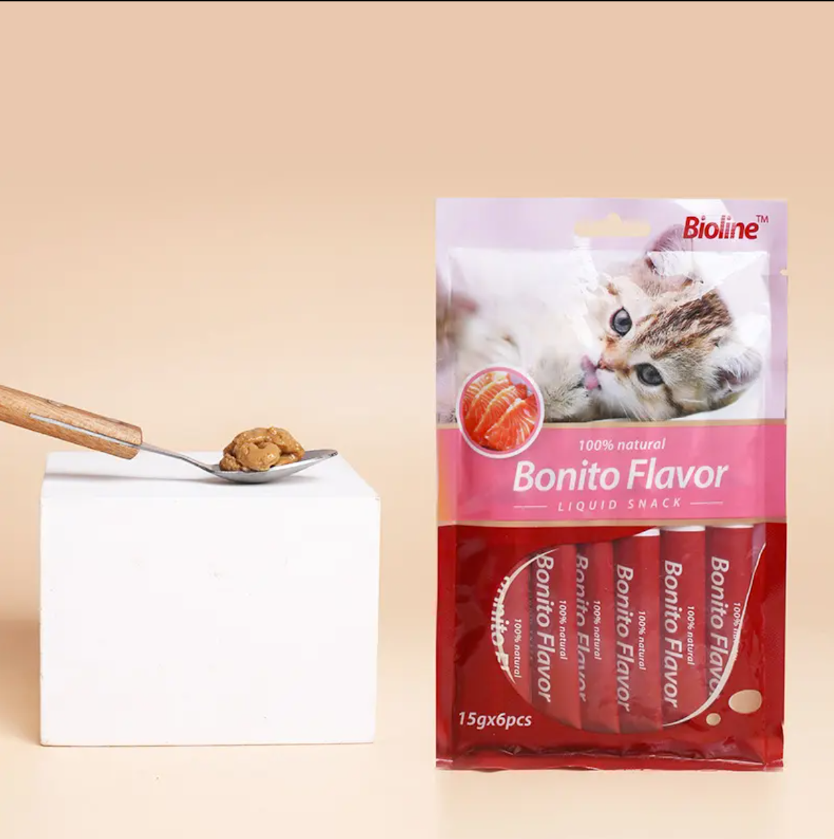 Bioline Liquid Snack – Sachet Treat (6 x 15g Sachets)